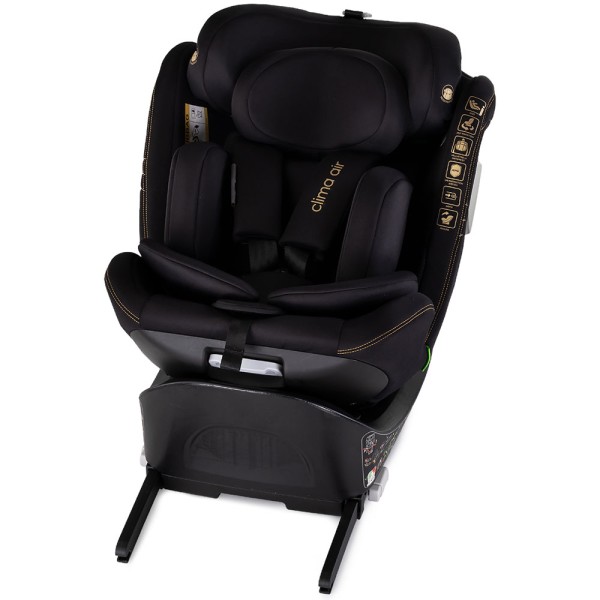 Scaun auto Chipolino Clima Air I-Size 40-150 cm cu sistem Isofix si sezut rotativ blackberry
