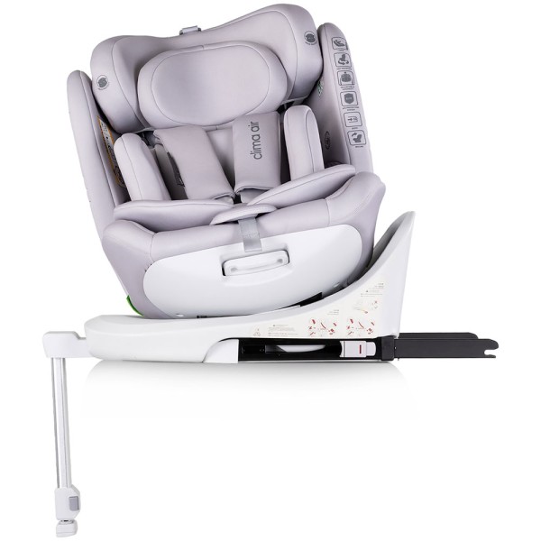 Scaun auto Chipolino Clima Air I-Size 40-150 cm cu sistem Isofix si sezut rotativ cloud