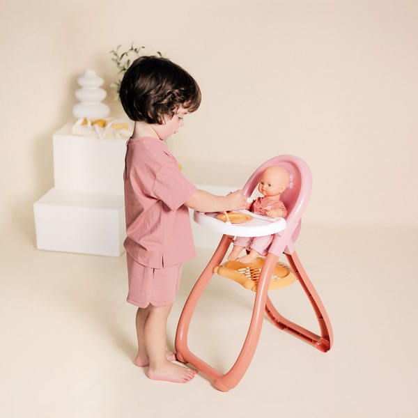 Scaun de masa pentru papusa Smoby Baby Nurse Highchair