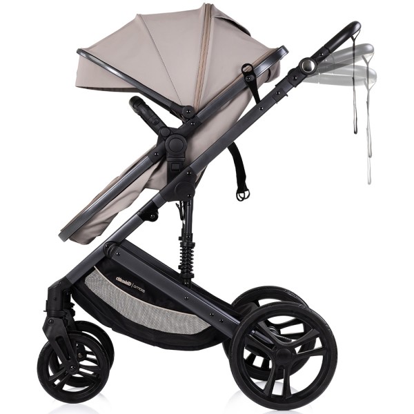 Cărucior 2 în 1 Chipolino Amore latte pentru nou-născuți, landou și sport, până la 22 kg