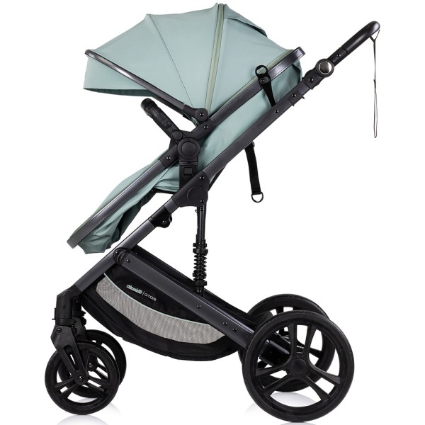 Cărucior 2 în 1 Chipolino Amore matcha pentru nou-născuți, landou și sport, până la 22 kg