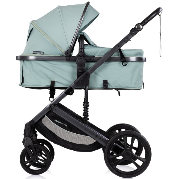 Cărucior 2 în 1 Chipolino Amore matcha pentru nou-născuți, landou și sport, până la 22 kg