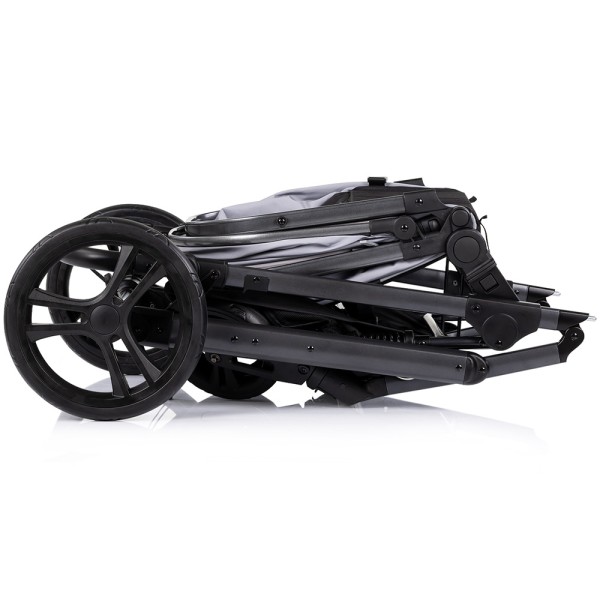 Cărucior 2 în 1 Chipolino Amore platinum pentru nou-născuți, landou și sport, până la 22 kg
