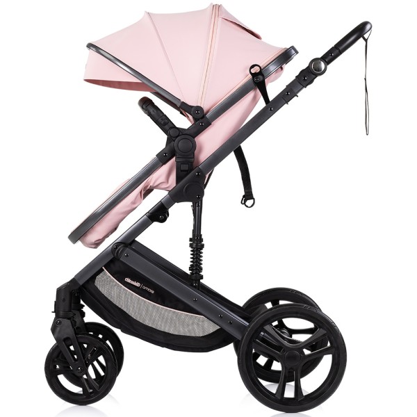Cărucior 2 în 1 Chipolino Amore powder pink pentru nou-născuți, landou și sport, până la 22 kg