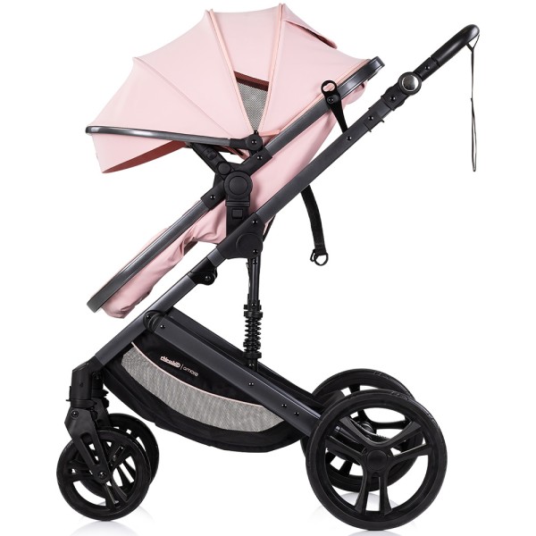 Cărucior 2 în 1 Chipolino Amore powder pink pentru nou-născuți, landou și sport, până la 22 kg