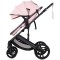 Cărucior 2 în 1 Chipolino Amore powder pink pentru nou-născuți, landou și sport, până la 22 kg