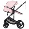 Cărucior 2 în 1 Chipolino Amore powder pink pentru nou-născuți, landou și sport, până la 22 kg