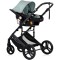 Cărucior 3 în 1 Chipolino Amore – Landou Reversibil + Scaun Auto, 0-36 luni, Culoare matcha