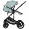 Cărucior 3 în 1 Chipolino Amore – Landou Reversibil + Scaun Auto, 0-36 luni, Culoare matcha