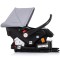 Cărucior 3 în 1 Chipolino Amore – Landou Reversibil + Scaun Auto, 0-36 luni, Culoare Platinum