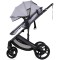 Cărucior 3 în 1 Chipolino Amore – Landou Reversibil + Scaun Auto, 0-36 luni, Culoare Platinum
