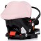Cărucior 3 în 1 Chipolino Amore – Landou Reversibil + Scaun Auto, 0-36 luni, Culoare powder pink