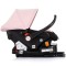 Cărucior 3 în 1 Chipolino Amore – Landou Reversibil + Scaun Auto, 0-36 luni, Culoare powder pink