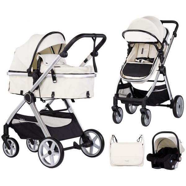 Carucior Chipolino Vista 3 in 1 biscotta