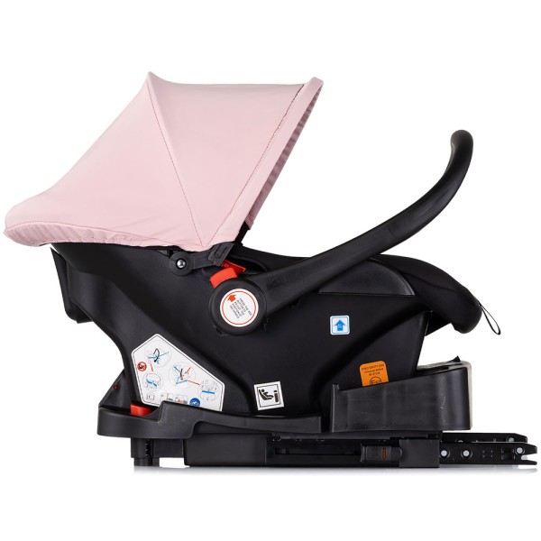Carucior Chipolino Vista 3 in 1 pink marshmallow