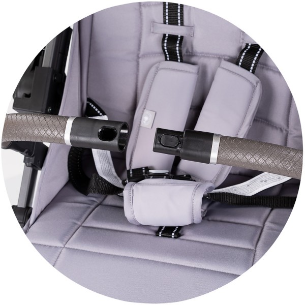 Carucior sport Chipolino Omnia cu maner reversibil platinum