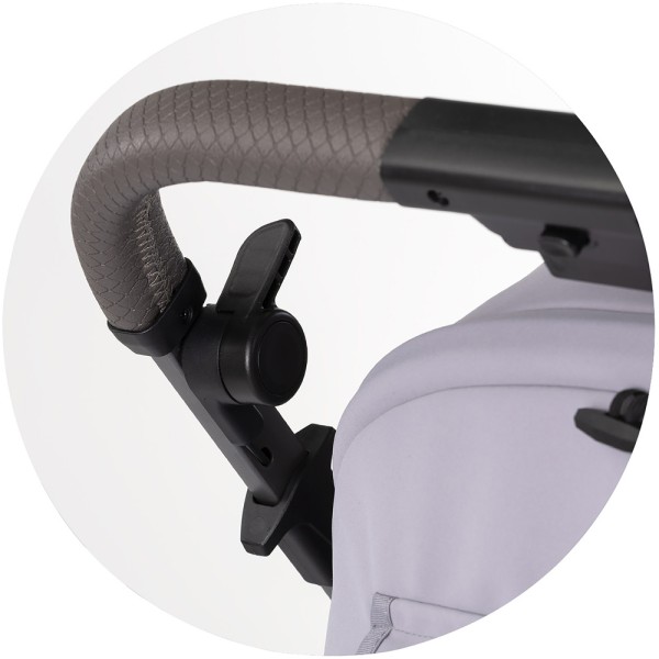 Carucior sport Chipolino Omnia cu maner reversibil platinum