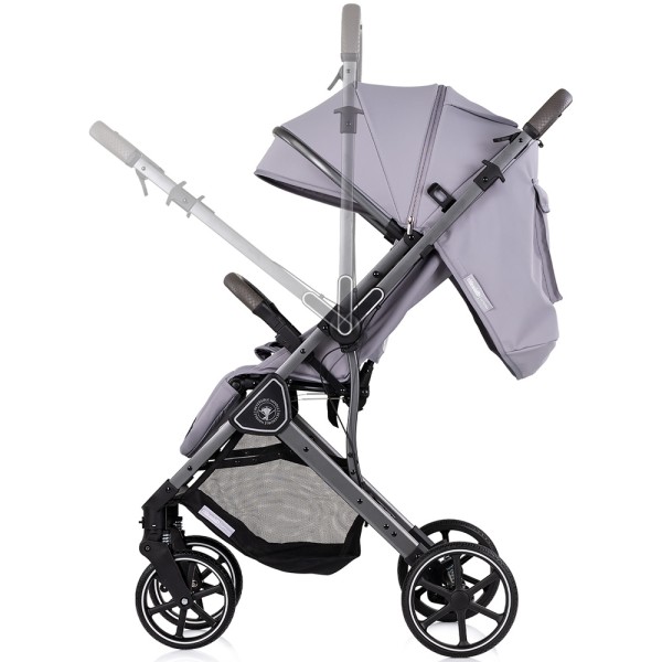 Carucior sport Chipolino Omnia cu maner reversibil platinum