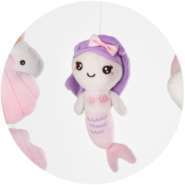 Carusel muzical pentru patut cu proiector Chipolino Mermaid