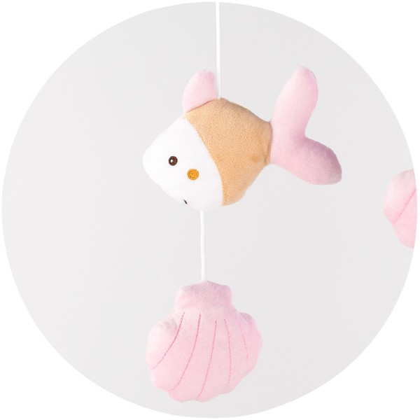 Carusel muzical pentru patut cu proiector Chipolino Mermaid