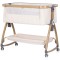 Patut co-sleeper Chipolino Charisma cu laterala culisanta cashmere wood