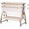 Patut co-sleeper Chipolino Charisma cu laterala culisanta cashmere wood