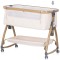 Patut co-sleeper Chipolino Charisma cu laterala culisanta cashmere wood