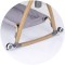 Patut co-sleeper Chipolino Charisma cu laterala culisanta platinum wood