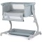 Patut co-sleeper Chipolino Eleganza cu laterala culisanta basil