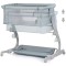 Patut co-sleeper Chipolino Eleganza cu laterala culisanta basil