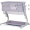 Patut co-sleeper Chipolino Eleganza cu laterala culisanta cloud