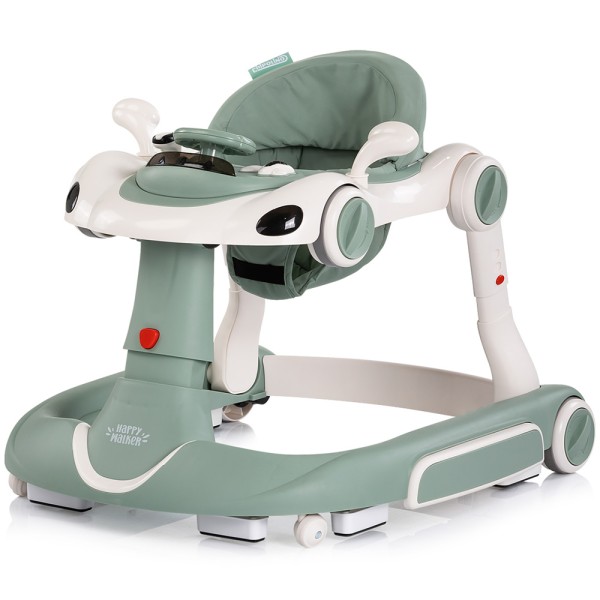Premergător Chipolino Happy Walker 5 în 1 basil cu balansoar, centru activități și maner parental