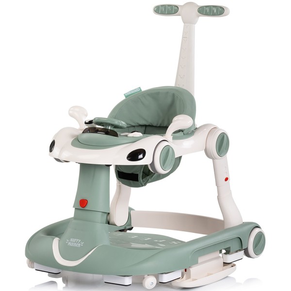 Premergător Chipolino Happy Walker 5 în 1 basil cu balansoar, centru activități și maner parental