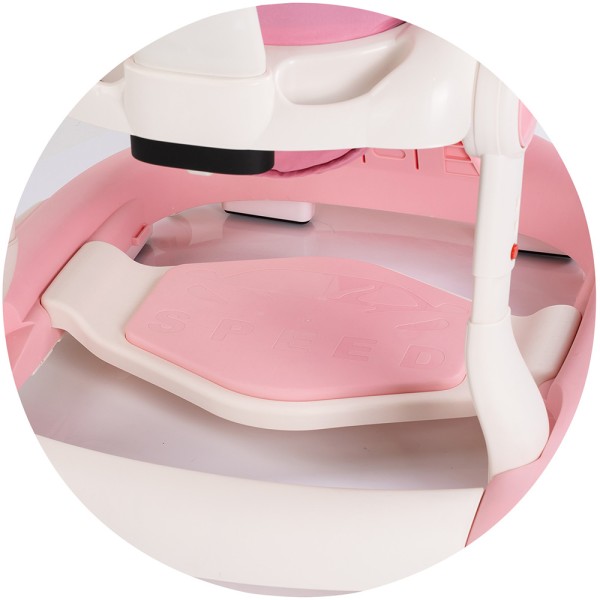 Premergător Chipolino Happy Walker 5 în 1 pink cu balansoar, centru activități și maner parental