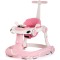 Premergător Chipolino Happy Walker 5 în 1 pink cu balansoar, centru activități și maner parental