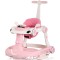 Premergător Chipolino Happy Walker 5 în 1 pink cu balansoar, centru activități și maner parental
