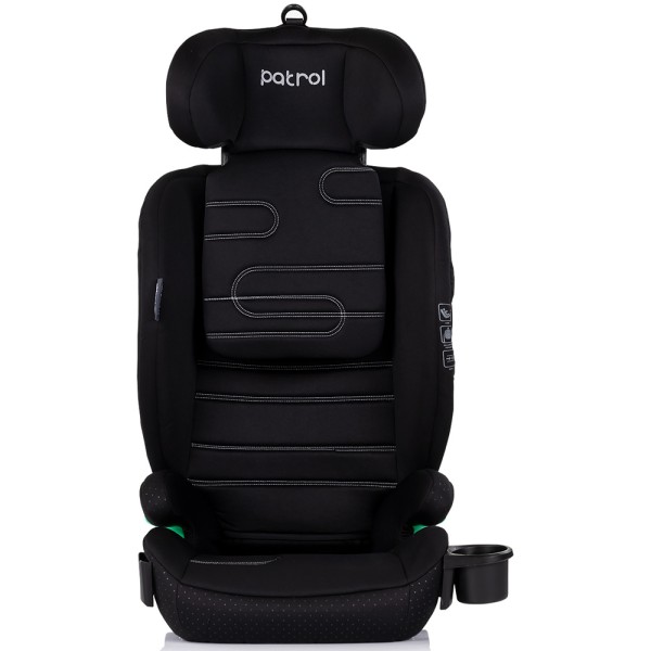 Scaun auto Chipolino Patrol I-Size 100-150 cm cu sistem Isofix noir