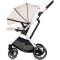 Cărucior 3 in 1 Chipolino Aurora, 0-4 ani, 22 kg, landou, parte sport reversibila, scaun auto i Size, pliabil culoare cashmere