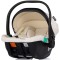 Cărucior 3 in 1 Chipolino Aurora, 0-4 ani, 22 kg, landou, parte sport reversibila, scaun auto i Size, pliabil culoare cashmere