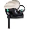 Cărucior 3 in 1 Chipolino Aurora, 0-4 ani, 22 kg, landou, parte sport reversibila, scaun auto i Size, pliabil culoare cashmere