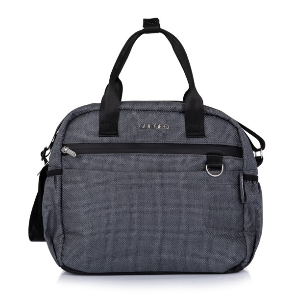 Cărucior 3 in 1 Chipolino Aurora, 0-4 ani, 22 kg, landou, parte sport reversibila, scaun auto i Size, pliabil culoare charcoal