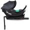 Cărucior 3 in 1 Chipolino Aurora, 0-4 ani, 22 kg, landou, parte sport reversibila, scaun auto i Size, pliabil culoare charcoal