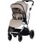 Cărucior 3 in 1 Chipolino Aurora, 0-4 ani, 22 kg, landou, parte sport reversibila, scaun auto i Size, pliabil culoare latte
