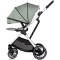 Cărucior 3 in 1 Chipolino Aurora, 0-4 ani, 22 kg, landou, parte sport reversibila, scaun auto i Size, pliabil culoare matcha