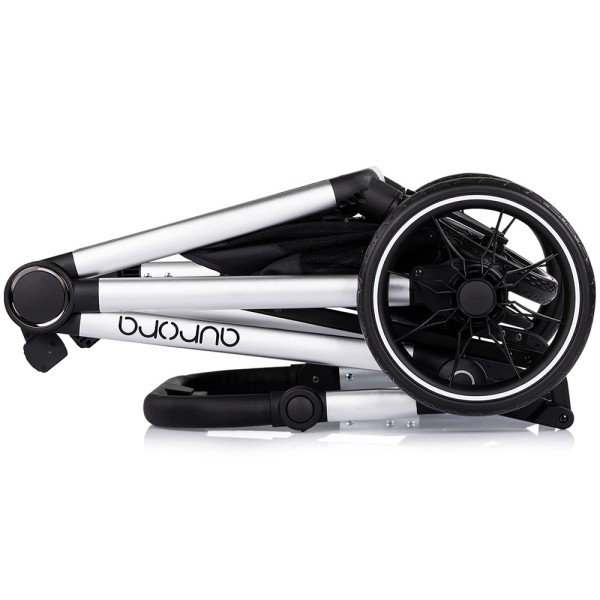 Cărucior 3 in 1 Chipolino Aurora, 0-4 ani, 22 kg, landou, parte sport reversibila, scaun auto i Size, pliabil culoare matcha