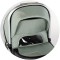 Cărucior 3 in 1 Chipolino Aurora, 0-4 ani, 22 kg, landou, parte sport reversibila, scaun auto i Size, pliabil culoare matcha