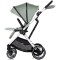 Cărucior 3 in 1 Chipolino Aurora, 0-4 ani, 22 kg, landou, parte sport reversibila, scaun auto i Size, pliabil culoare matcha
