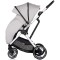 Cărucior 3 in 1 Chipolino Aurora, 0-4 ani, 22 kg, landou, parte sport reversibila, scaun auto i Size, pliabil culoare platinum