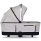 Cărucior 3 in 1 Chipolino Aurora, 0-4 ani, 22 kg, landou, parte sport reversibila, scaun auto i Size, pliabil culoare platinum