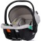 Cărucior 3 in 1 Chipolino Aurora, 0-4 ani, 22 kg, landou, parte sport reversibila, scaun auto i Size, pliabil culoare platinum
